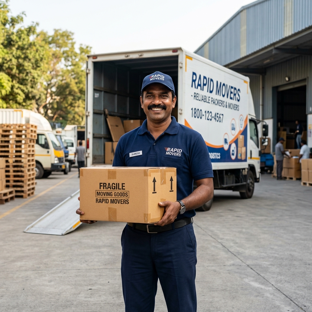 Friendly Indian professional packer and mover